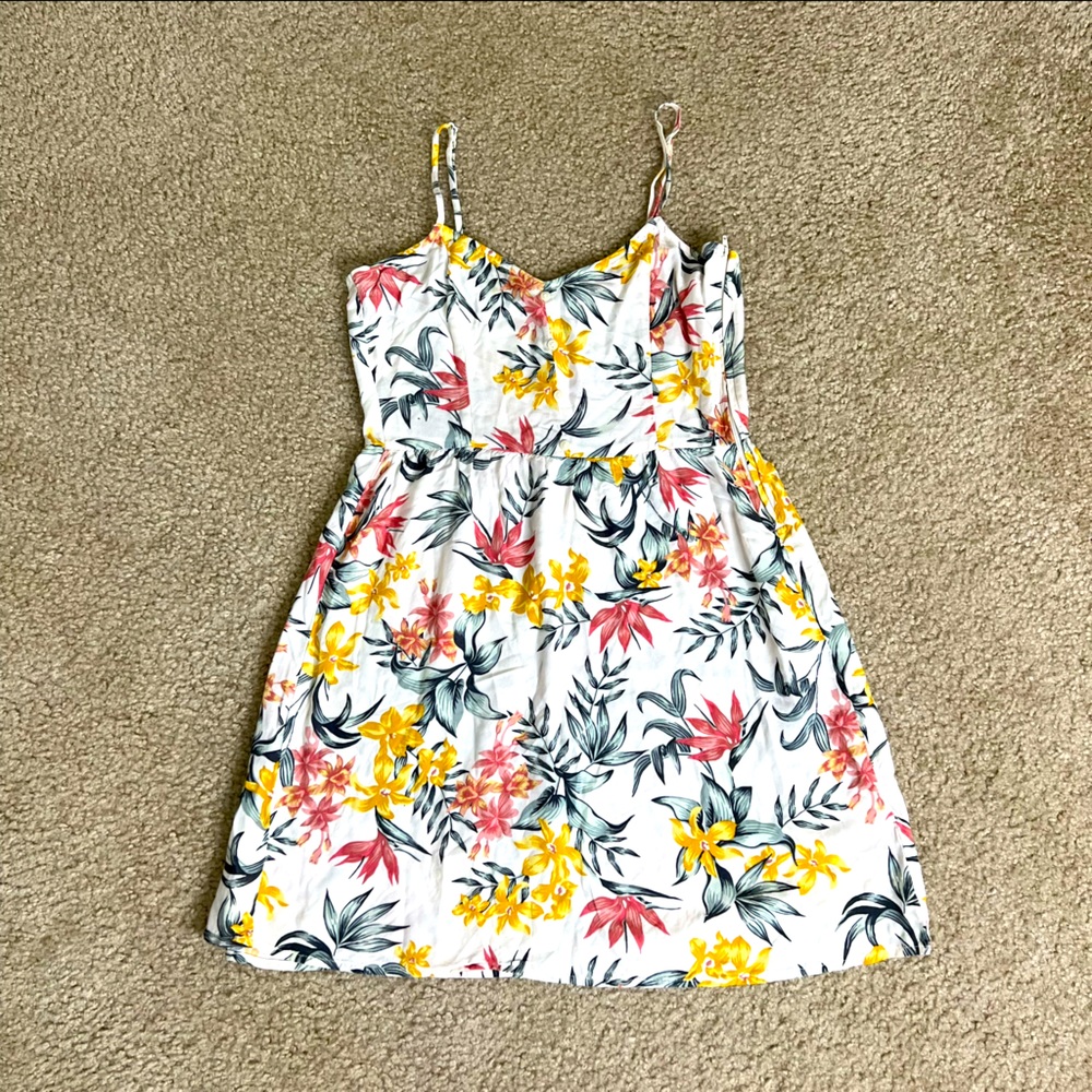 H&M floral mini cami dress